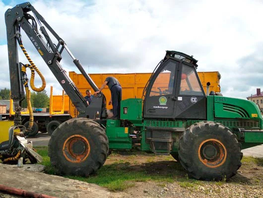 Оперативный ремонт тормозной системы харвестера Амкодор 2541