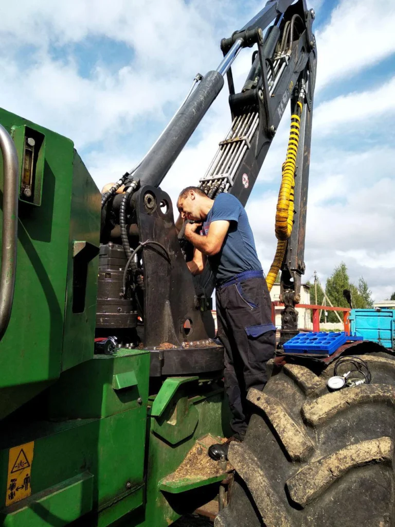 Оперативный ремонт тормозной системы харвестера Амкодор 2541