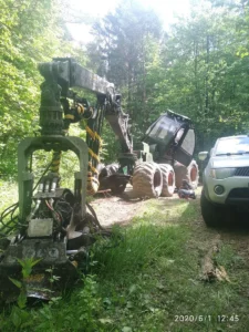 Диагностика привода харвестера Амкодор 2551