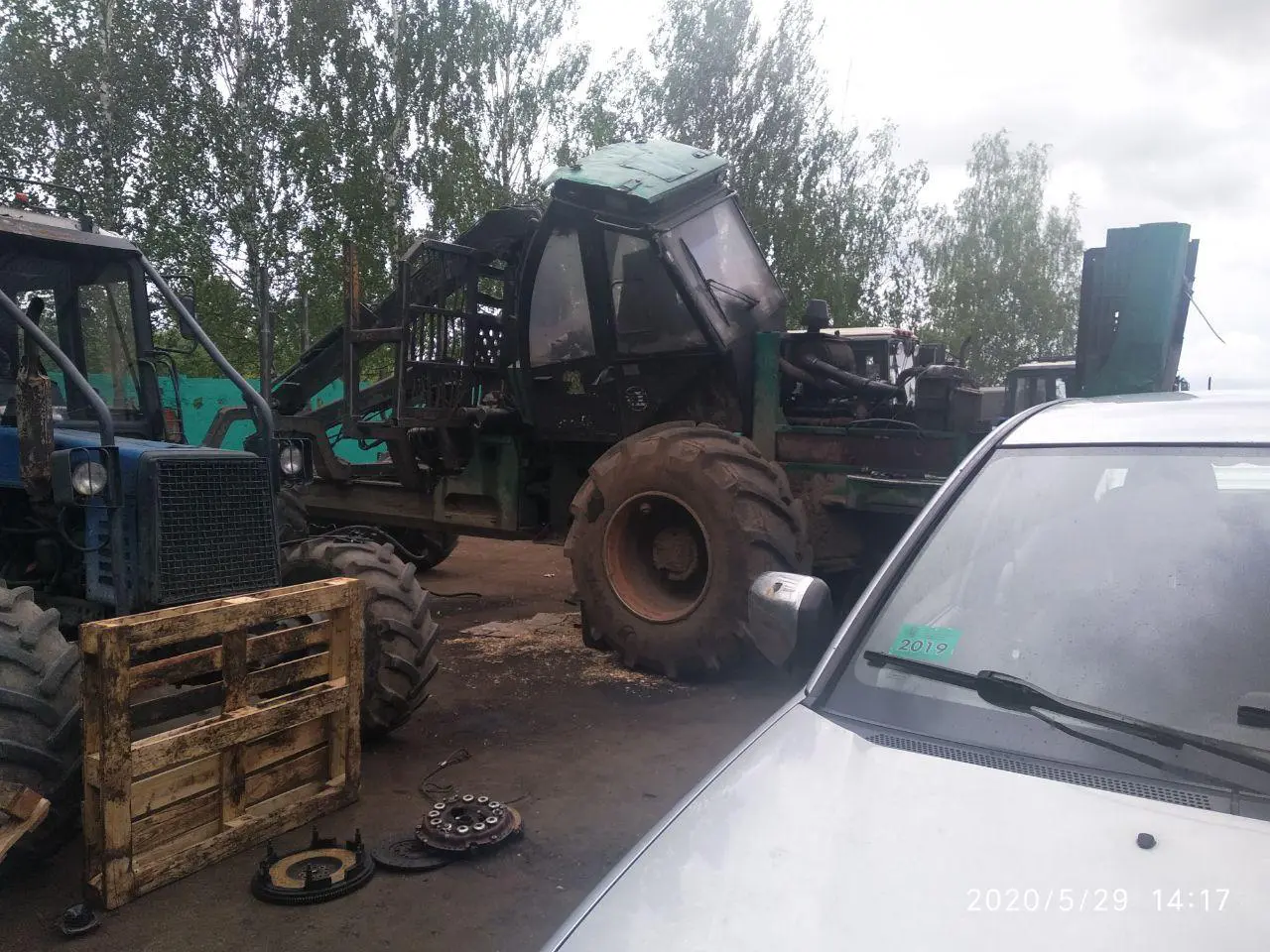 Диагностика привода форвардера Амкодор