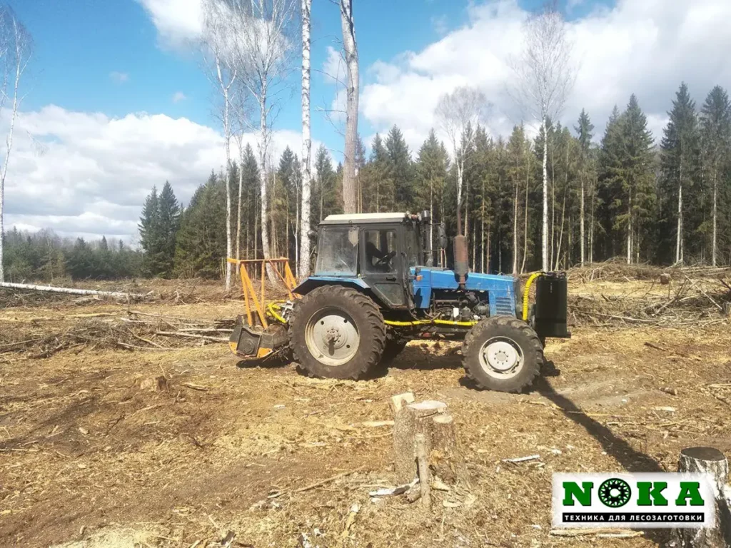 Подключение гидросистемы мульчера в г. Узда