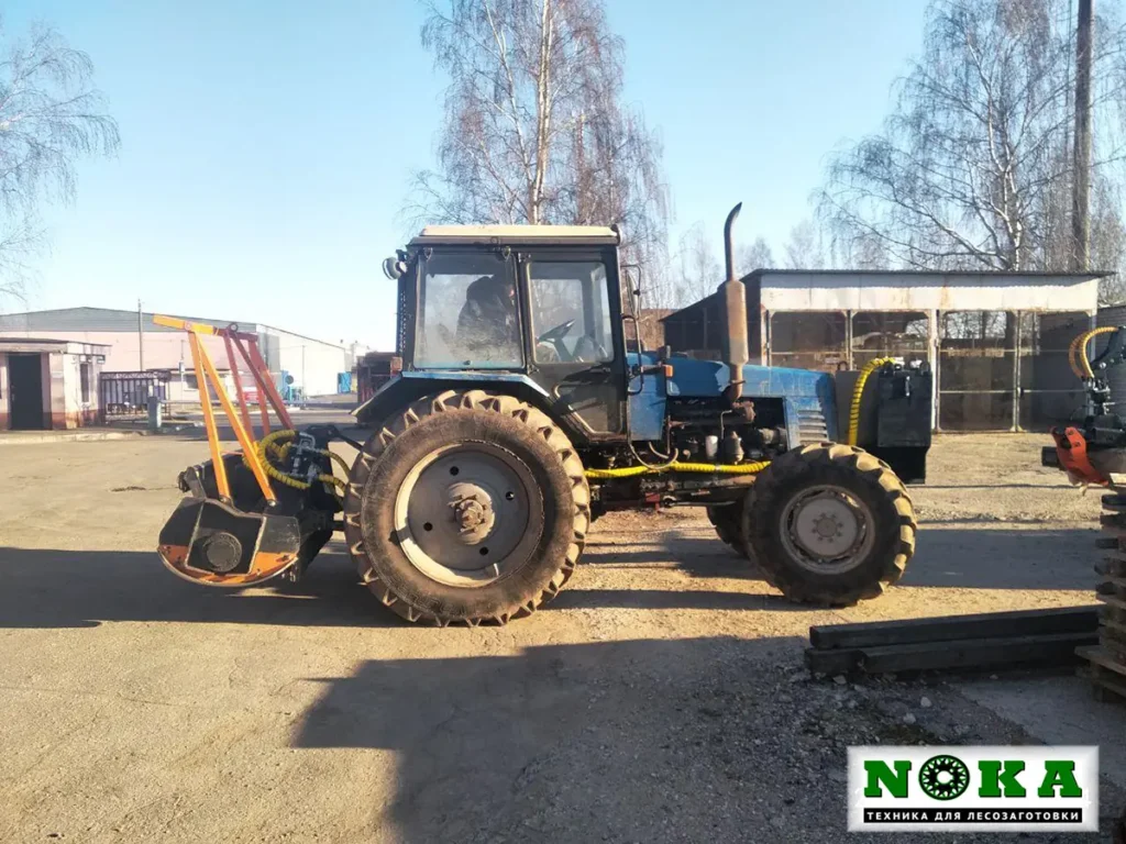 Подключение гидросистемы мульчера в г. Узда