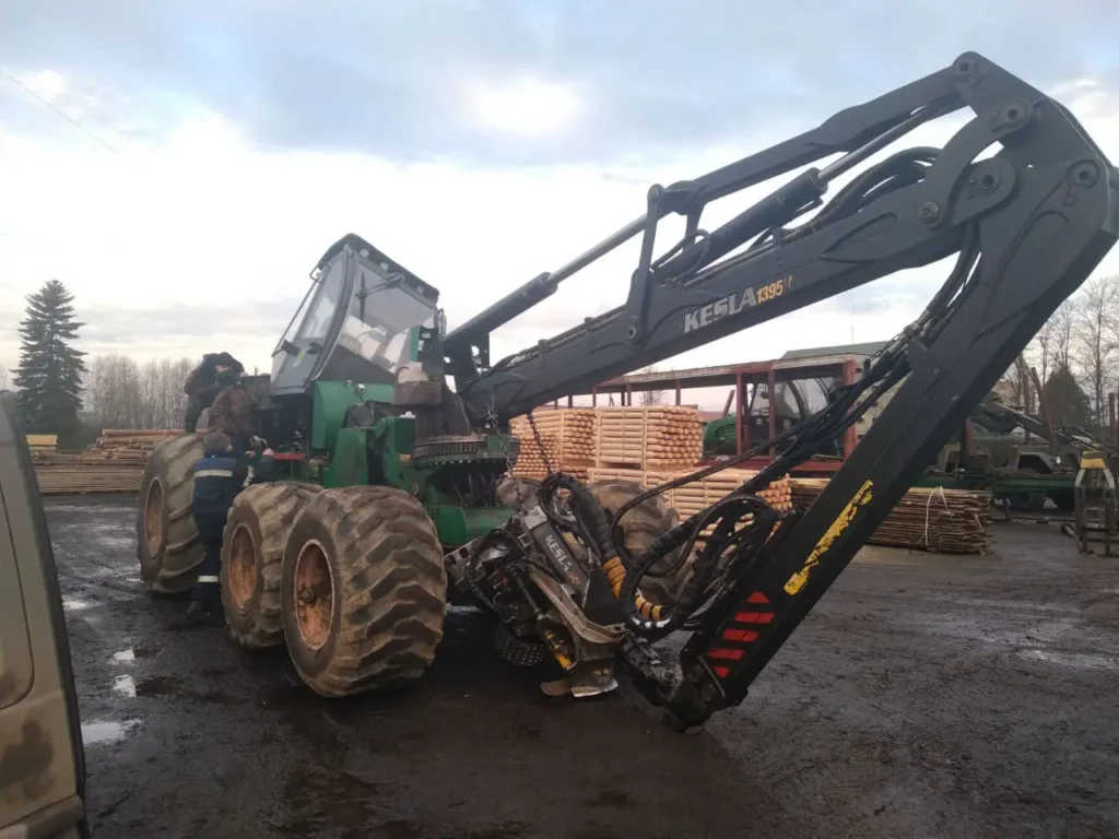 Диагностика и ремонт гидросистемы харвестера АМКОДОР 2551