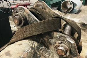 Восстановление проушин ковша экскаватора JSB-160