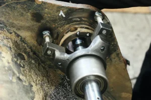 Восстановление проушин ковша экскаватора JSB-160