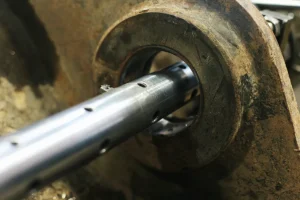 Восстановление проушин ковша экскаватора JSB-160