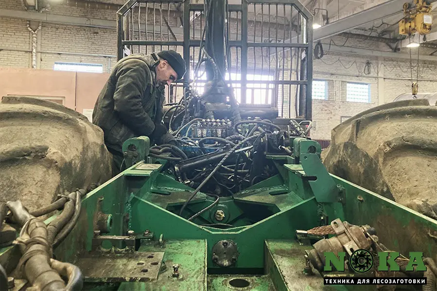 Ремонт опоры балансирной рамки Амкодор 2661